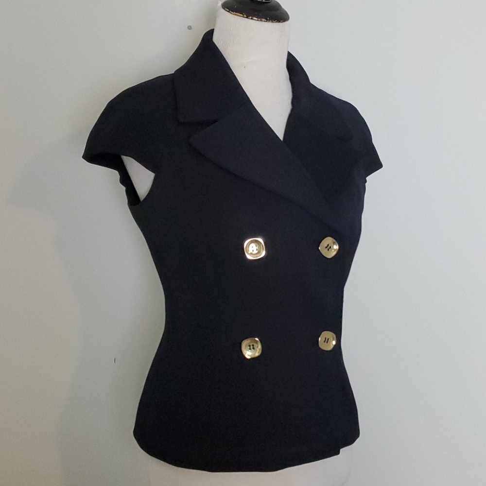 Calvin Klein vintage women's black jacket top